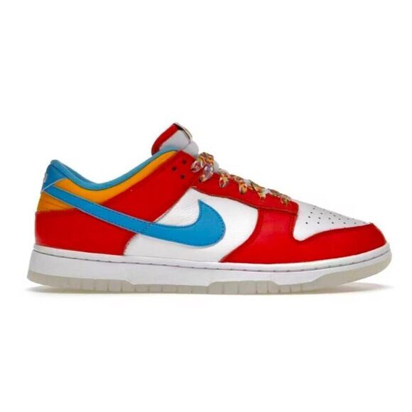 NIKE Dunk Low QS 'Lebron James Fruity Pebbles' Sneakers Size 10 - Picture 1 of 12